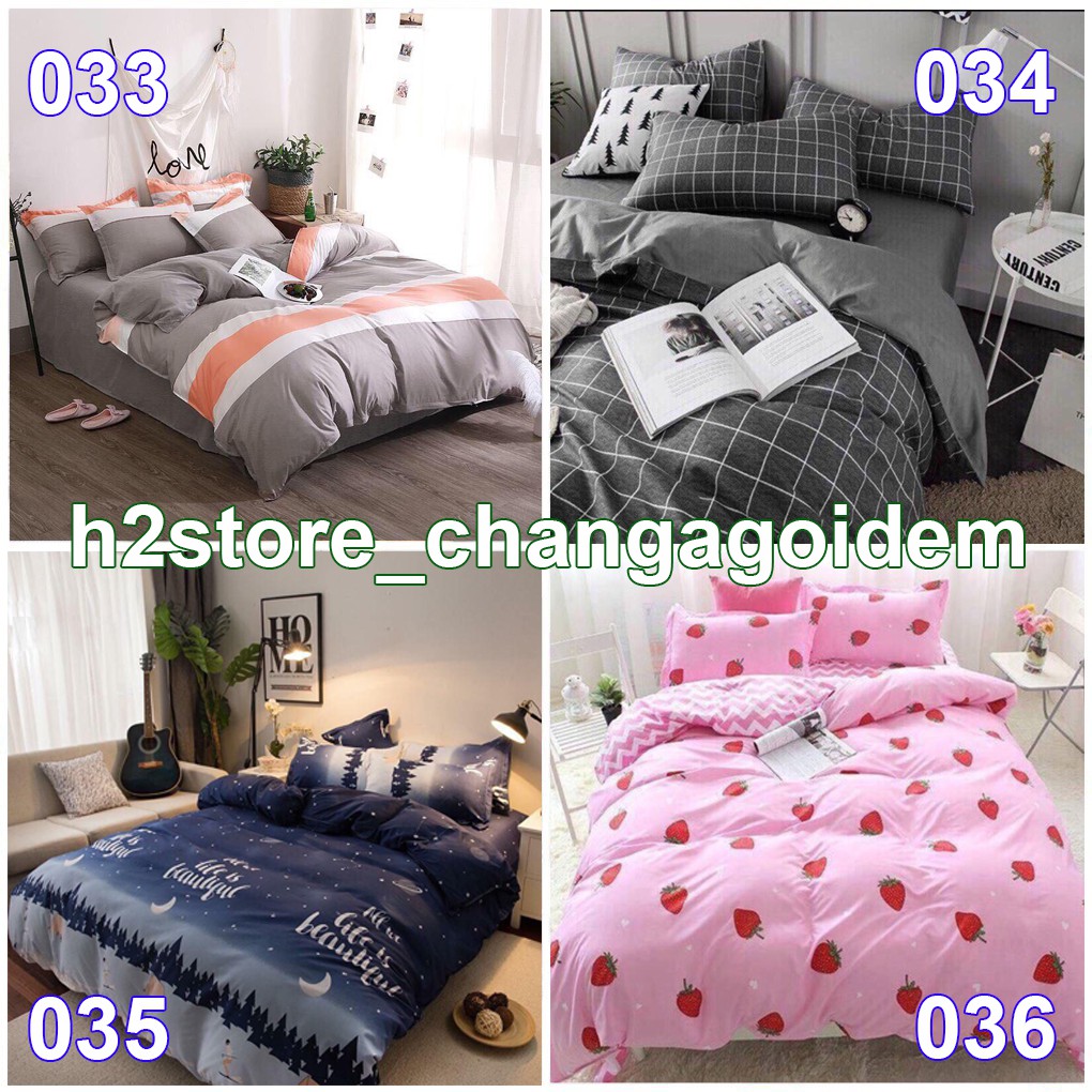 Bộ chăn ga gối cotton poly hàn quốc mới nhất | BigBuy360 - bigbuy360.vn