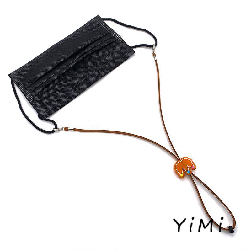 【Yimi.Vn】Dây Đeo Khẩu Trang Bằng Vải Nhung Sợi Nhỏ Thoải Mái Kiểu Hoạt Hình Cho Trẻ Em