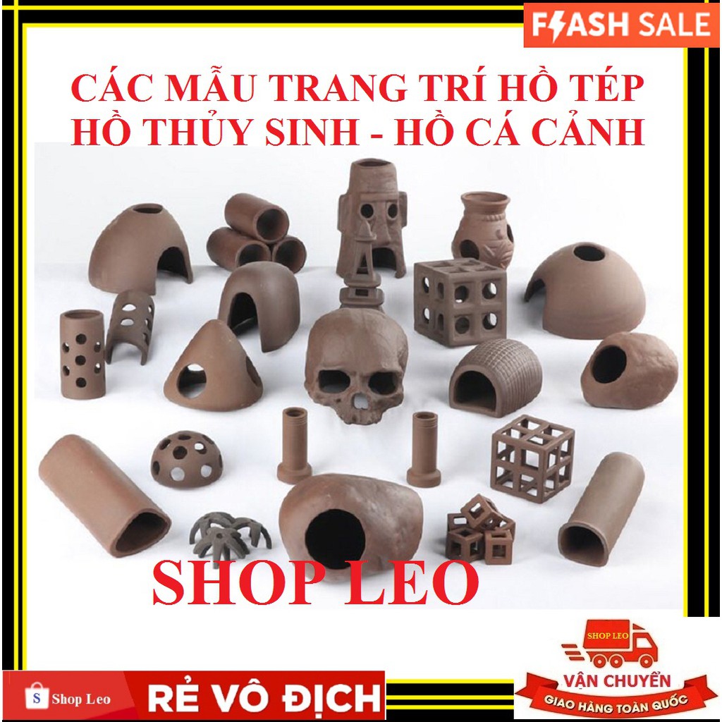  (SIÊU RẺ) HANG TÉP - TRANG TRÍ HỒ TÉP- HỒ THỦY SINH - TRANG TRÍ BỂ CÁ CẢNH - HANG PLECO