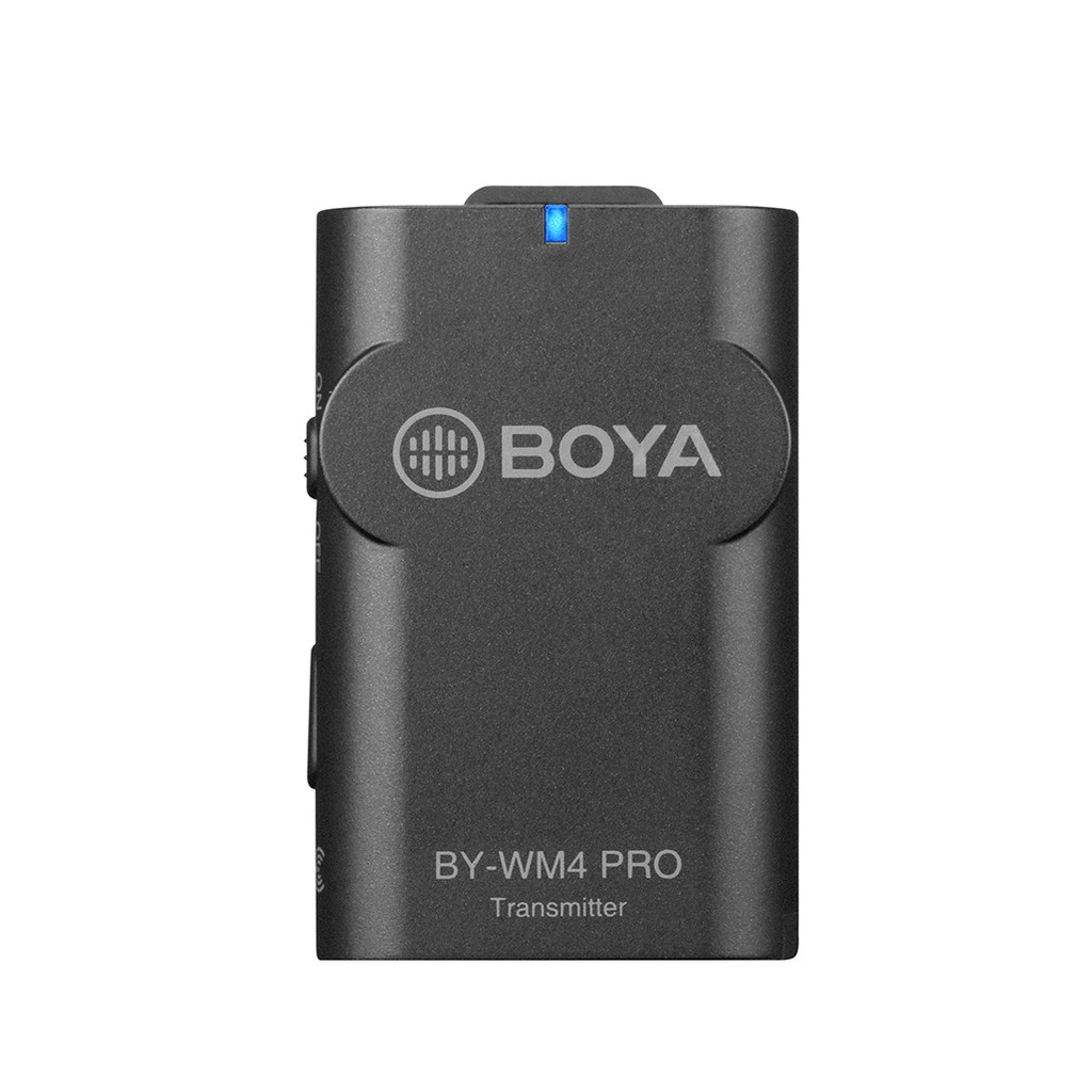 Micro thu âm cài áo không dây sóng 2.4G cho Iphone, Ipad | Boya BY WM4 PRO-K3