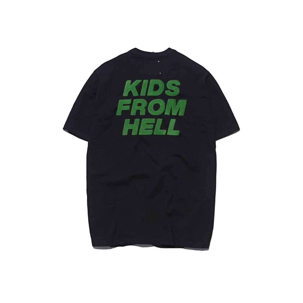 Áo thun tay ngắn KIDS FROM THE HELL chất liệu cotton kiểu dáng unisex - PLAY DIRTY STREETWEAR