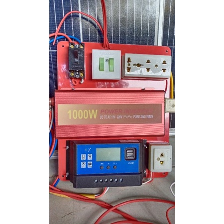 Pim năng lượng mặt trời. 12v ra 220v. Ráp sẵn rất dễ sử dụng
