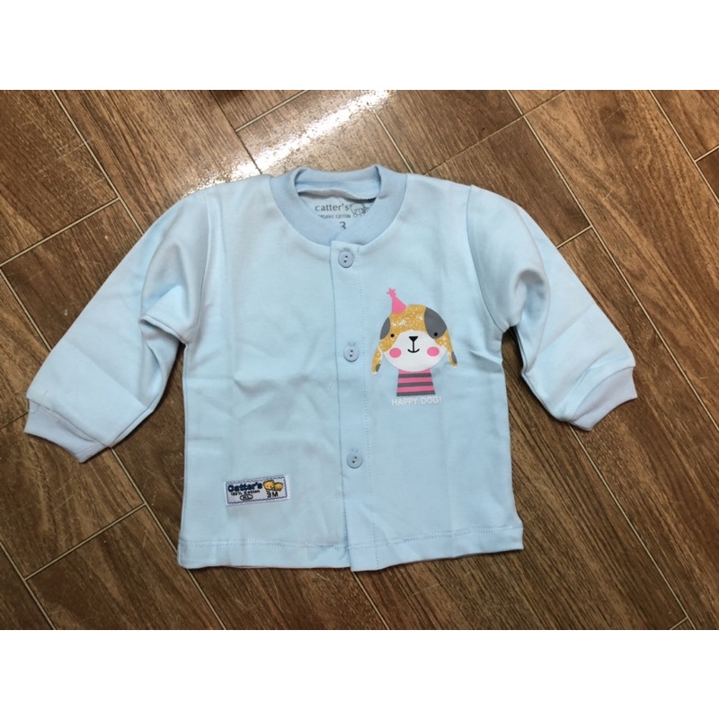 Áo cater cài giữa Dày cho bé 0-12 tháng