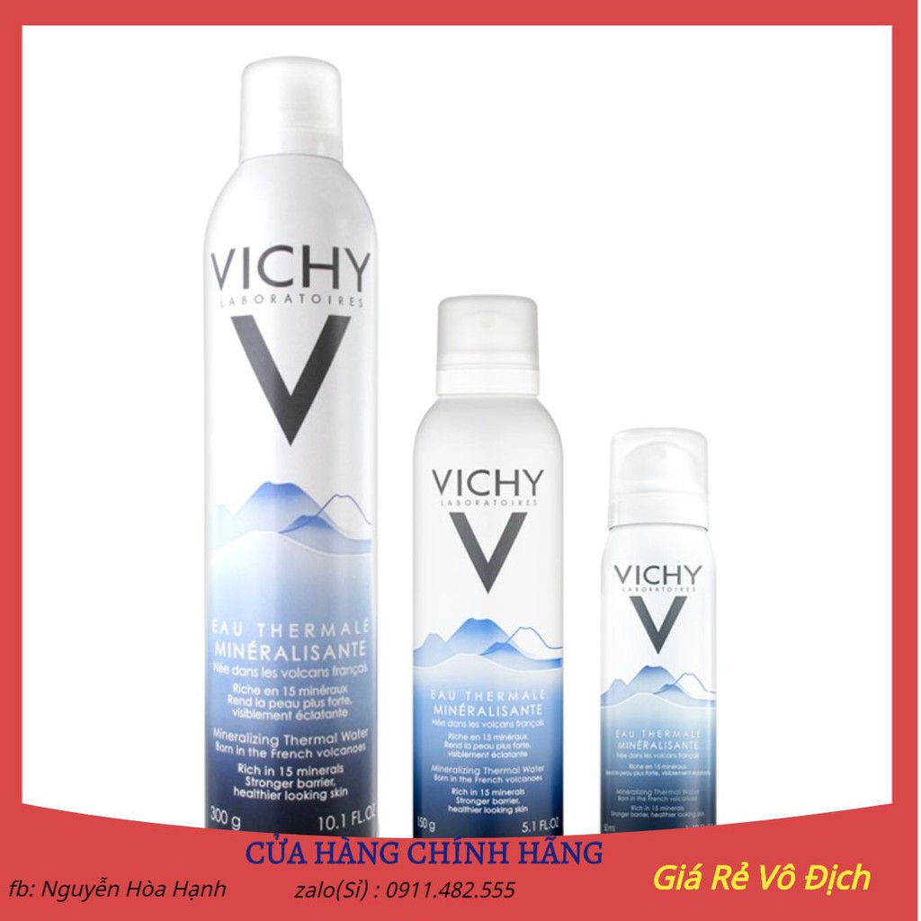 Xịt Khoáng Vichy Mineralizing Thermal Water