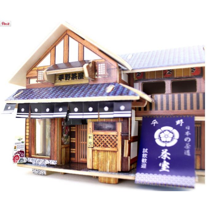 Mô hình gỗ Robotime - Japan Tea House F120