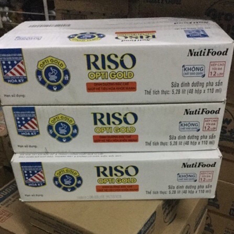 TD1215 Sữa Bột Pha Sẵn Riso Opti Gold Nuti 110ml