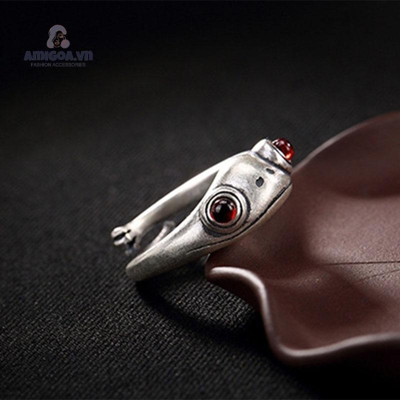 ✨✨Nhẫn hở hình ếch con phong cách retro cá tính