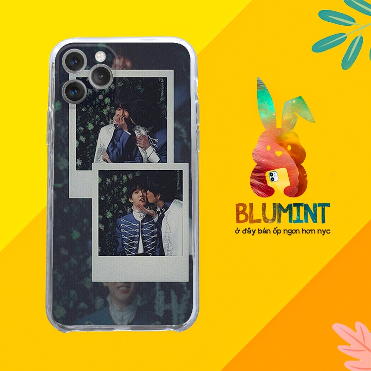 Ốp lưng iphone silicon Idol KPOP BTS Prince kiss BLUBTS0167
