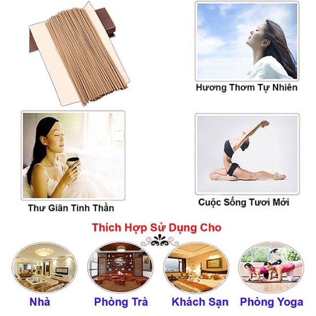 NHANG TRẦM  THIÊN NHIÊN CAO CẤP HỘP 35 CÂY