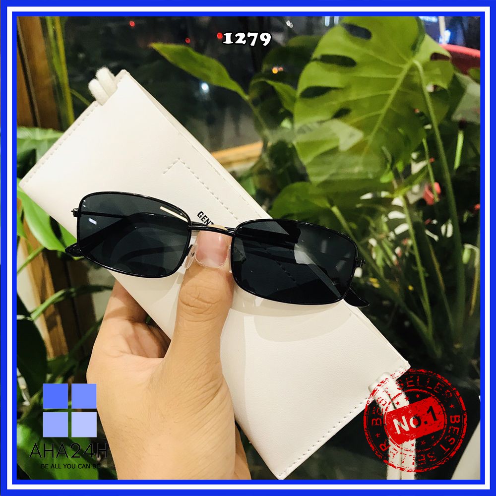 [Mã FARSSTGRE giảm 5K đơn bất kỳ] Mắt kính thời trang vuông nhiều màu gọng kính mát nam nữ hot trend sành điệu AH1279 | BigBuy360 - bigbuy360.vn