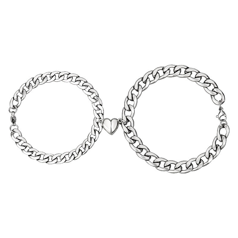 Vòng Tay Bằng Thép Titan Thiết Kế Đơn Giản Thời Trang 19A1382