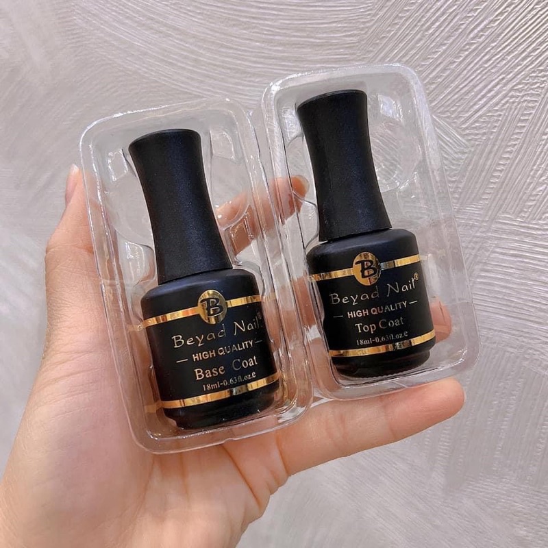 Base top Beyad Nail Mỹ, sơn gel base top siêu bền chính hãng