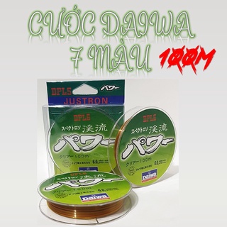 Cước câu cá daiwa 7 màu 100m
