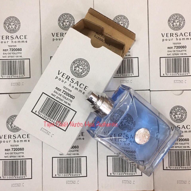 Tiemchietnuochoa_Tester Versace Pour Homme & Dylan Nam EDT 100ml (box như hình )