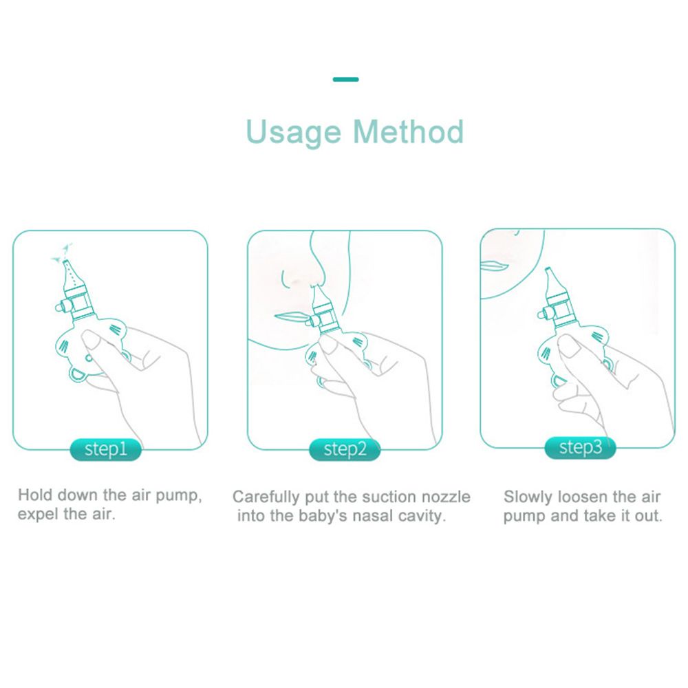Dụng cụ hút mũi bằng silicon chống chảy ngược thiết kế an toàn cho bé