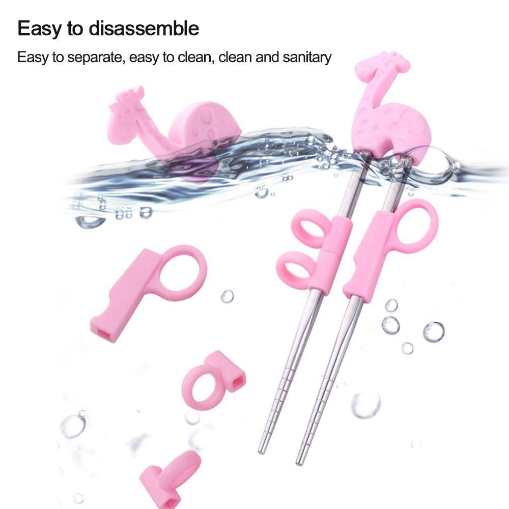 Bộ 24 Đôi Đũa Inox In Hoạt Hình Dễ Thương Cho Bé