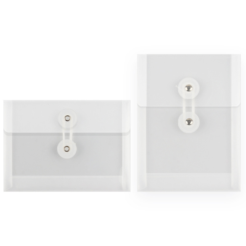 Túi đựng sổ tay / dụng cụ học tập đa năng trong suốt chống thấm nước cỡ A6 160*115mm
