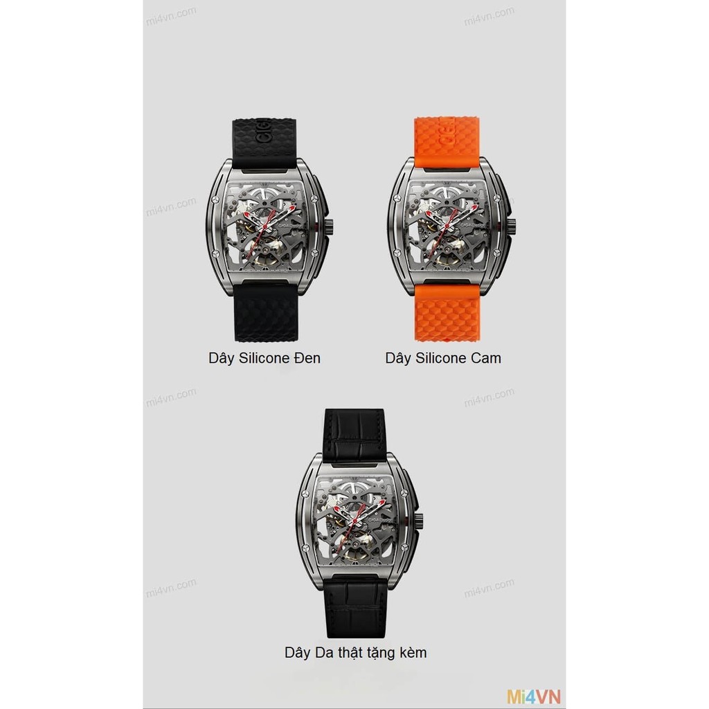 Đồng hồ Cơ Nam Xiaomi CIGA Design Z Series - Titanium - Bản Quốc Tế - 02 Dây đeo