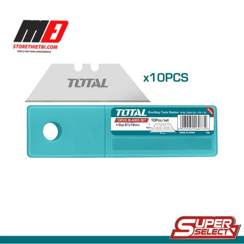 THT519001 Bộ 10 lưỡi dao tiện dụng TOTAL