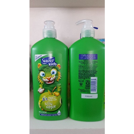 Sữa tắm gội toàn thân cho bé  SUAVE KID ( mẫu mới) 532ml