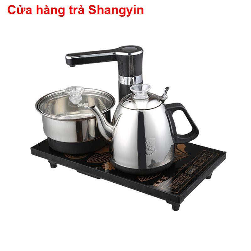 nhà cửa đời sốngNước tự động cung cấp và gia nhiệt Ấm đun điện dụng inox giữ tích hợp trà bộ bàn