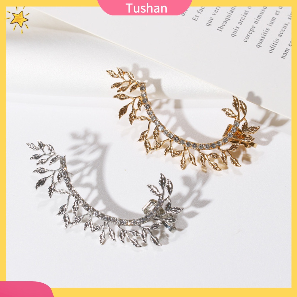 Khuyên vành tai đính đá phong cách vintage thời trang cho nữ