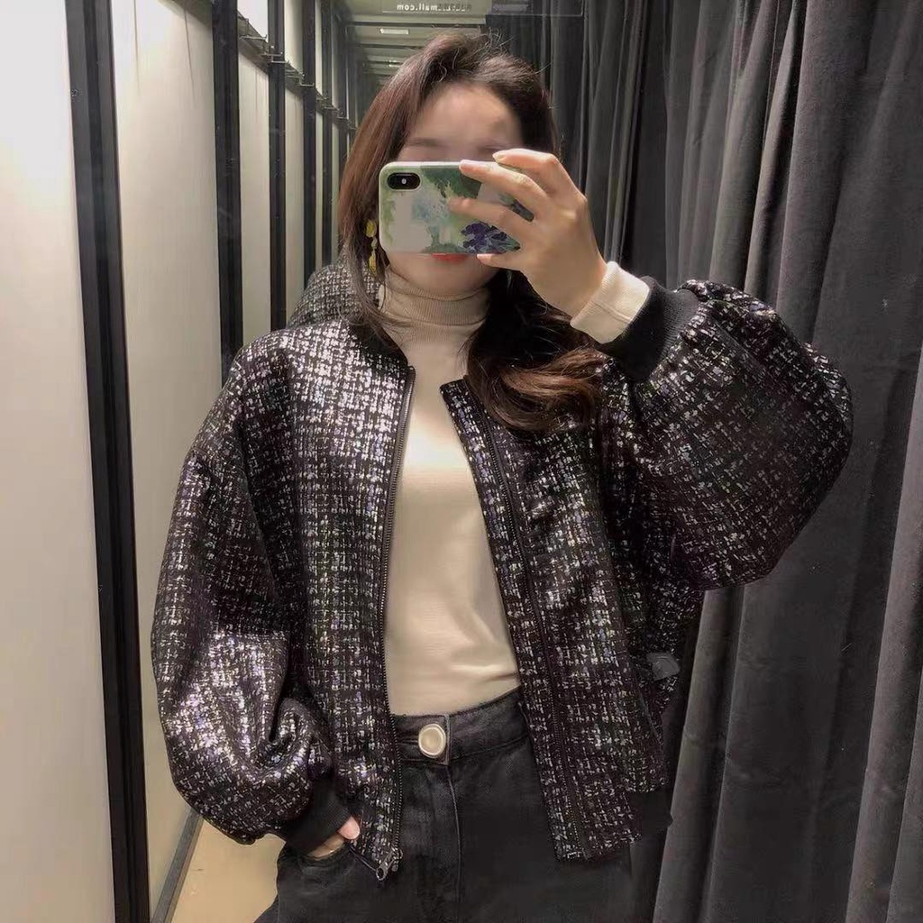 Áo khoác bomber nữ
