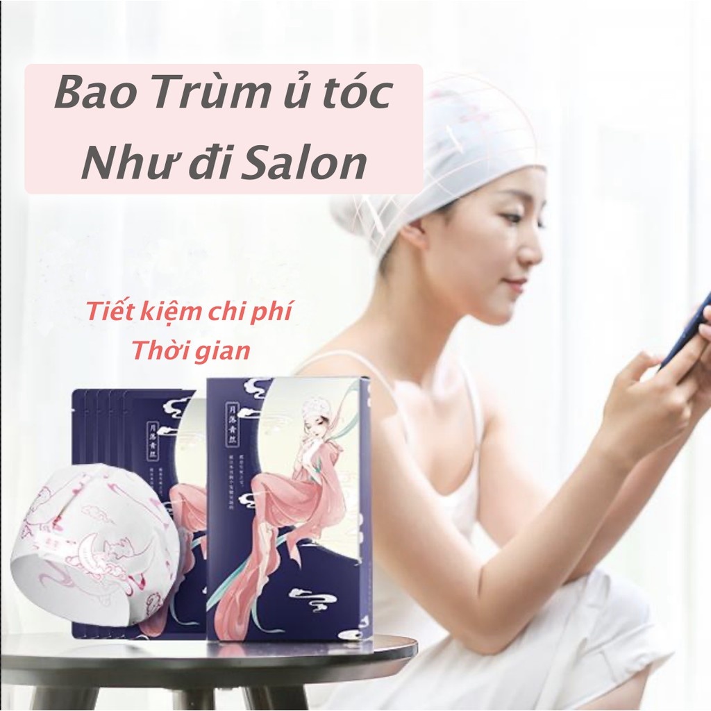 MẶT NẠ Ủ TÓC SOONPURE SPA HẤP DẦU DƯỠNG TÓC VỚI THÀNH PHẦN THIÊN NHIÊN 5 miếng SC100