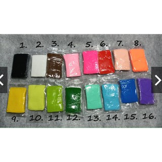 Đất sét nung polymer clay cục 20gr, 1 cục 1 màu