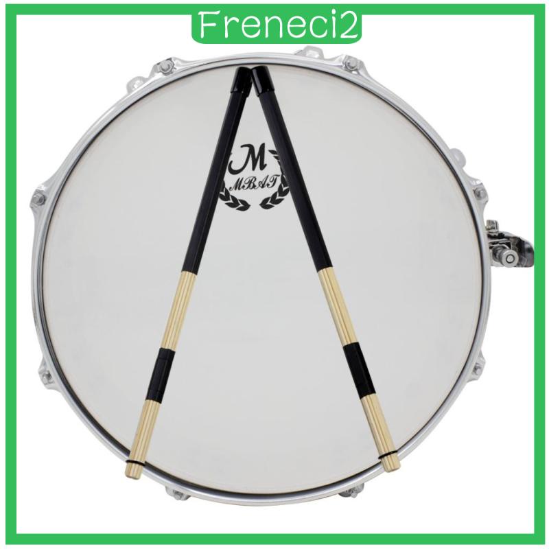 [FRENECI2] 2 Pieces Drumsticks Percussion Sticks Drum Accessories 19 Fine Round Wooden