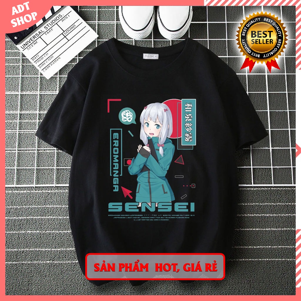 Áo thun Sagiri IZUMI Eromanga Sensei T-Shirt Japanese Anime Cartoon Waifu Wibu mẫu HOT độc đẹp