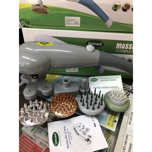 HÀNG CHÍNH HÃNG] MÁY MASSAGE CẦM TAY HỒNG NGOẠI 7 ĐẦU CHỨC NĂNG UNICARE UCW 3013– MÁY MASSAGE CẦM TAY UNICARE UCW-3013 - Máy massage toàn thân Hãng Unicare | MyPhamTONA.com