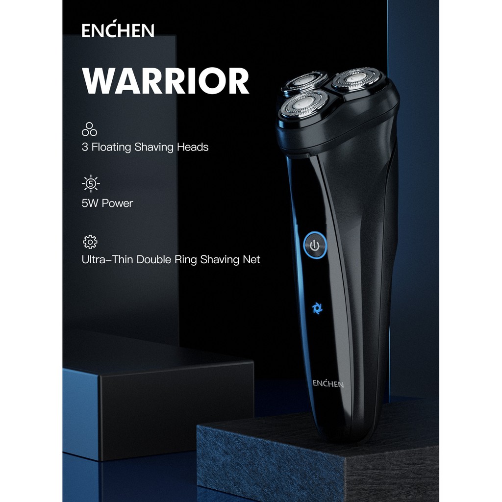 Máy cạo râu Enchen Warrior đầu cạo 3D Pin sạc siêu bền cạo nhanh tiện lợi | XIAOM I ECOSYSTEM STORE