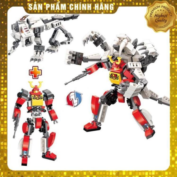 Đồ chơi giáo dục xếp hình Lego mô hình siêu nhân và quái thú