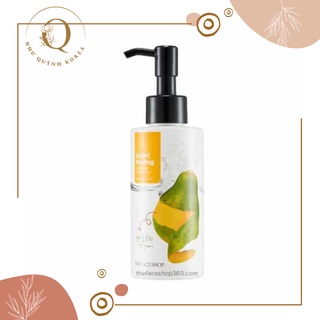 Tẩy tế bào da chết cho da nhạy cảm the face shop đu đủ dịu nhẹ hàn quốc smart peeling mild papaya 150ml