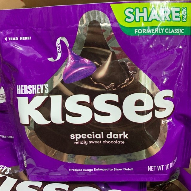 Socola Hershey’s Kisses đắng 283 g (chuẩn Mỹ )