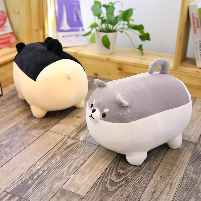 Dễ Thương Thú Nhồi Bông Hình Chó Shiba Đáng Yêu