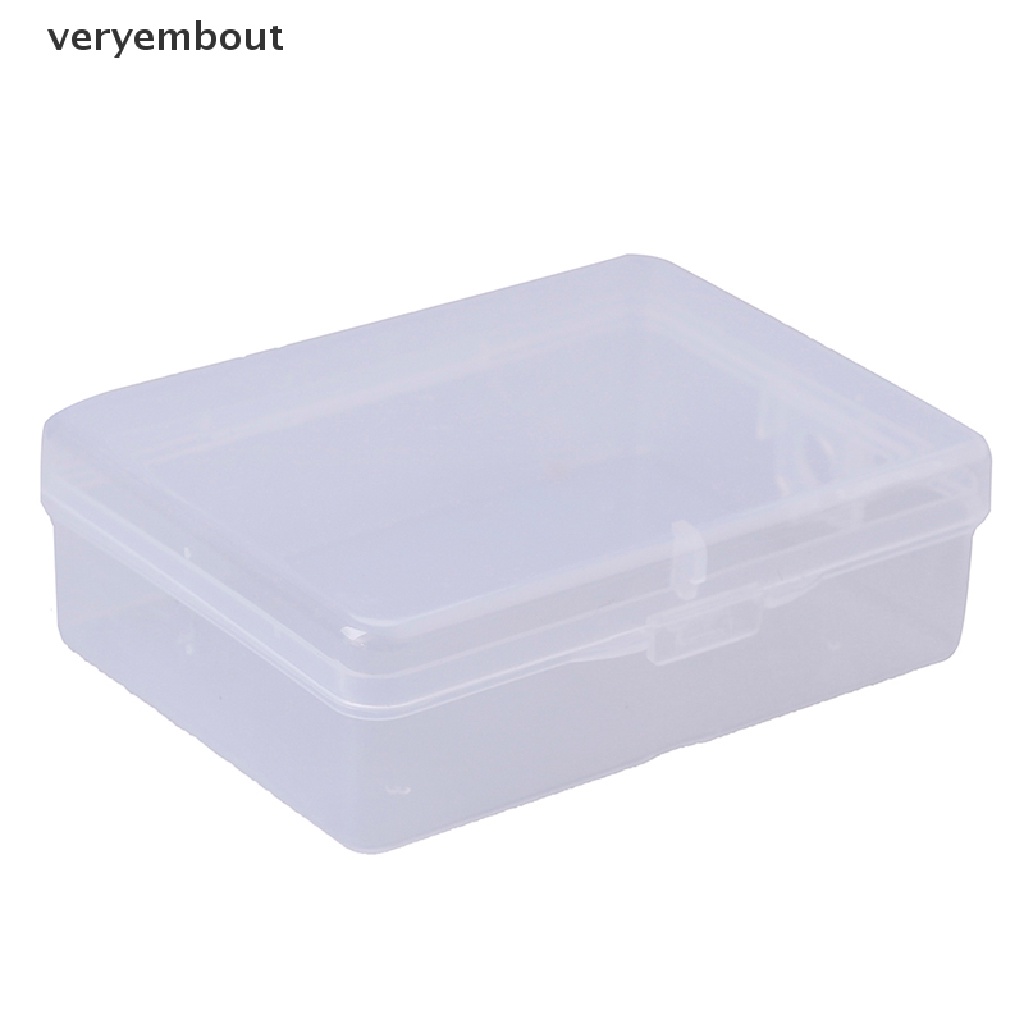 Hộp nhựa trong suốt hình vuông đa năng 9cm*6.5cm*3cm