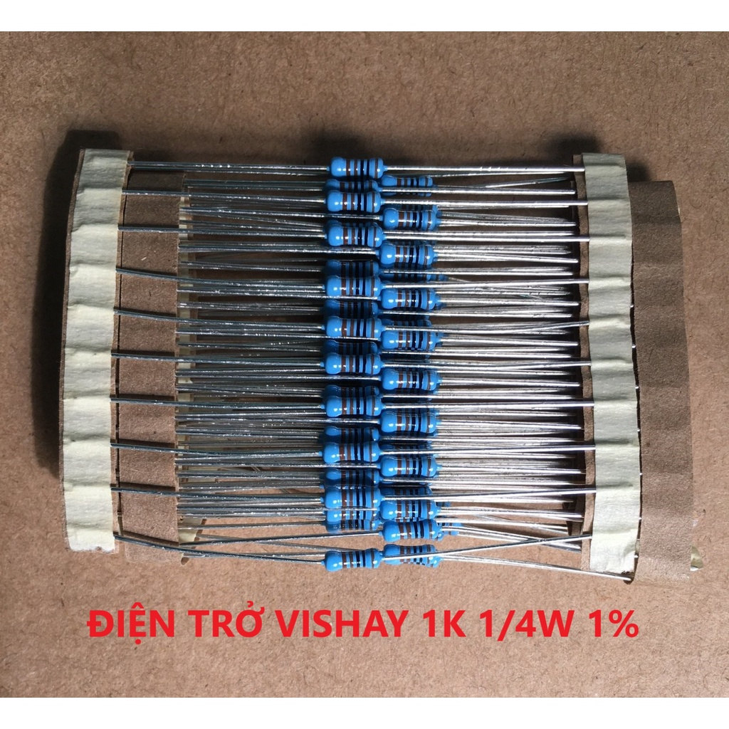 15 CON ĐIỆN TRỞ VISHAY 1K 1/4W 1%