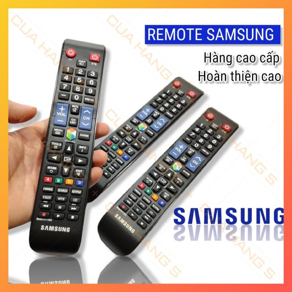 Remote điều khiển SAMSUNG TIVI 4K SMART đa năng học lệnh cao cấp