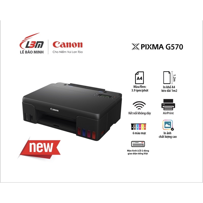 Máy in Phun liên tục CANON Pixma G570 Chính Hãng