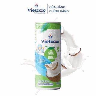 SỮA DỪA LON NHÔM VIETCOCO 240ML