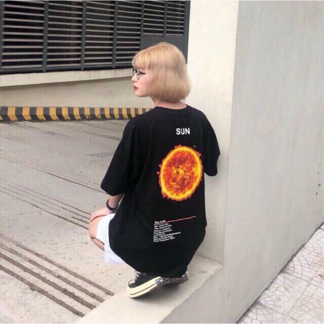 Áo thun SUN cực chất from rộng unisex cao cấp bền màu 1Kenz