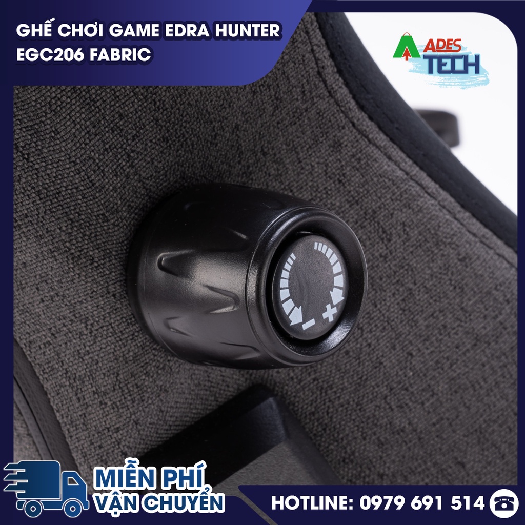Ghế chơi game EDRA Hunter EGC206 Fabric - HÀNG CHÍNH HÃNG NEW 2022 - Hành trình trở thành game thủ