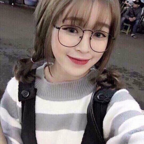 Mắt Kính Gọng Cận Form Tròn Ngố Ngây Ngô Dễ Thương 908 - Hazo