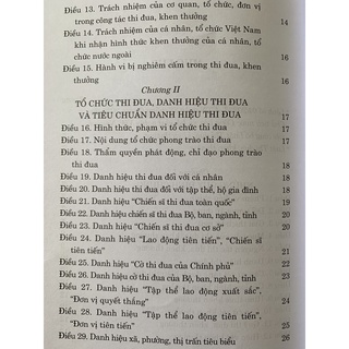 Sách-Luật Thi Đua, Khen Thưởng
