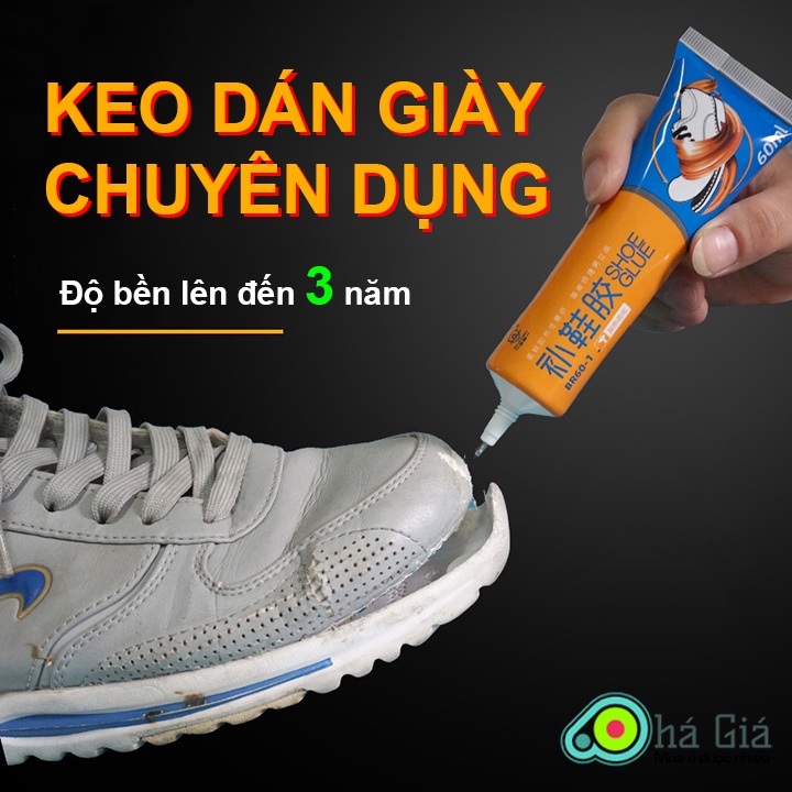 Keo Dán Giày Trong Suốt Đồ Da Chuyên Dụng Shoe Glue 60g