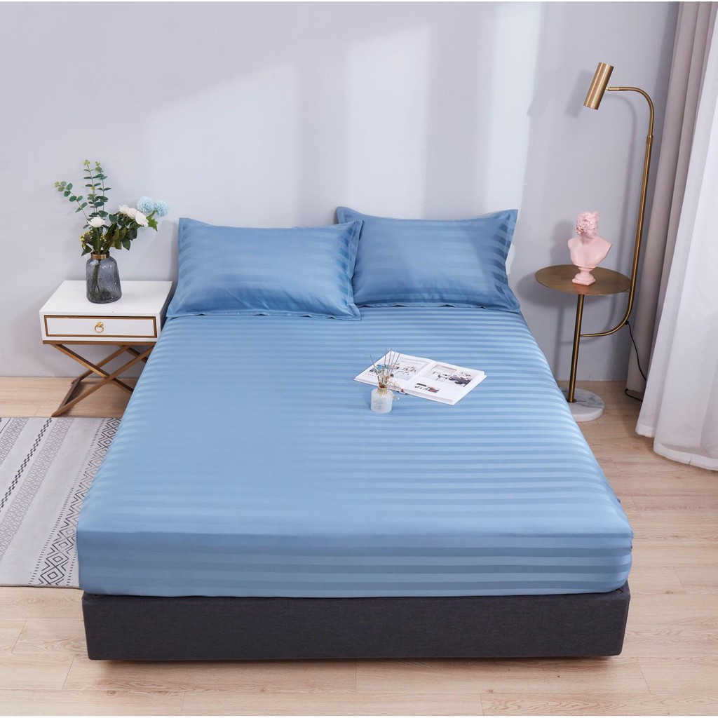 Bộ ga giường và vỏ gối Cotton 3F - Set ga gối cotton Khách Sạn, Nhà Nghỉ, Homestay chuyên dùng