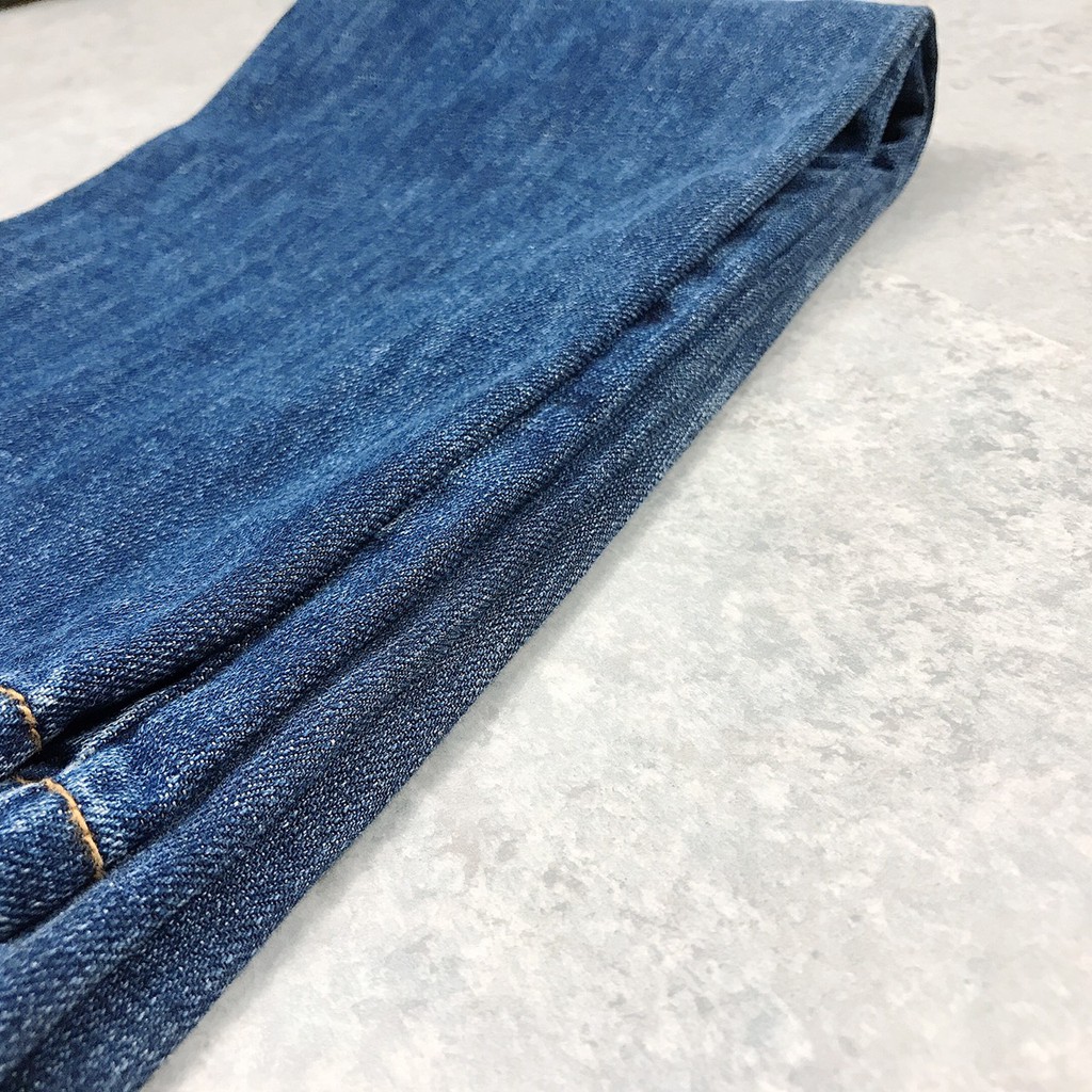 [Video/Ảnh thật] Quần jean nam ống suông rộng màu xanh rách đẹp tại ELLCCI Shop chuyên quần bò ống xuông nam cao cấp