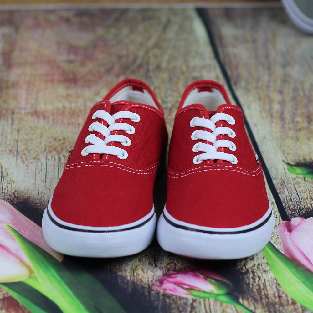 Giày Sneaker Vnss Classic Nam Màu Đỏ Tươi